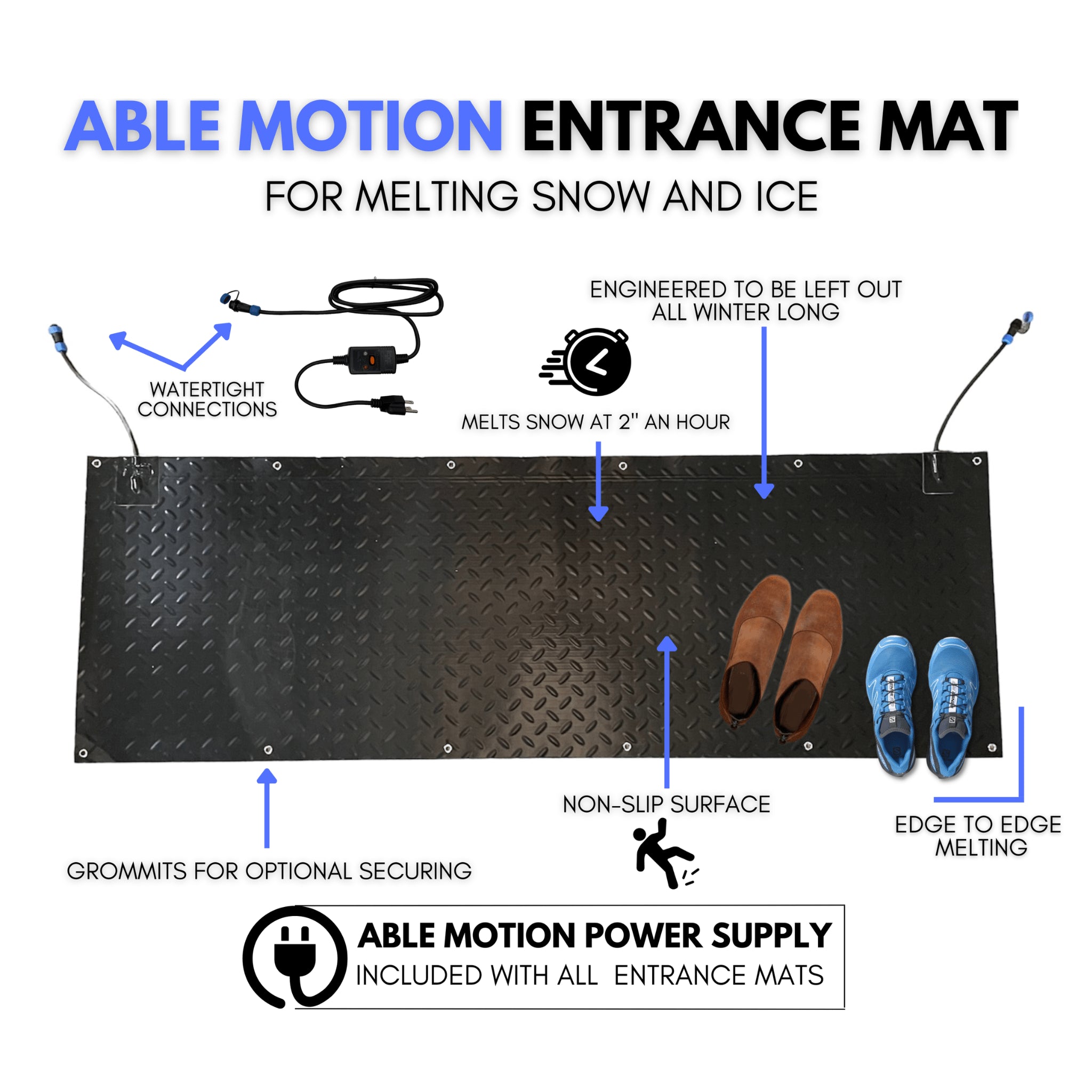 Able Motion Mobility: High-Quality Heated Door Mats for Safe